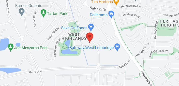 map of 3 446 Highlands Boulevard W